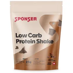 Sponser Unisex Low Carb Protein Shake - Chocolate (500g)