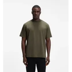 BOSS für Herren. 50562120 Grünes T-Shirt mit Rundhalsausschnitt (S), Lässig, Baumwolle, Kurzarm