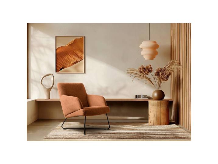 Livetastic Sessel, Rot, Metall, 67x87x74 cm, Made in EU, Stoffauswahl, Wohnzimmer, Sessel, Sessel