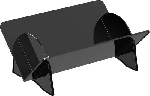 Elevar CD Rack 22 CDs/DVDs/Blu-rays PET Schwarz 1 St. (B x H x T) 31 x 13.8 x 20.5cm LV-9793