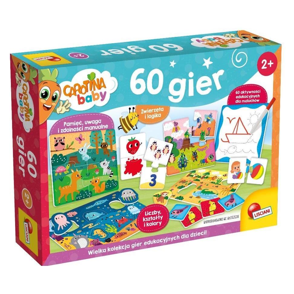 Lisciani Carotina Baby 60 Lernspiele für Kinder 102877 (1 - 4 Jahre) (304-PL102877)
