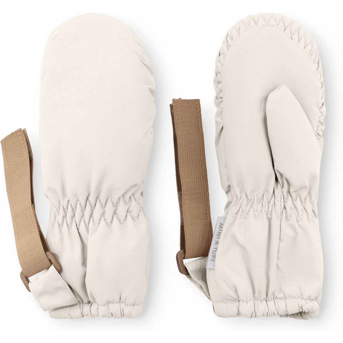 Mini a ture Matcordt Fleece Lined Mittens angora cream (1054) 4-5y 1263303700105436