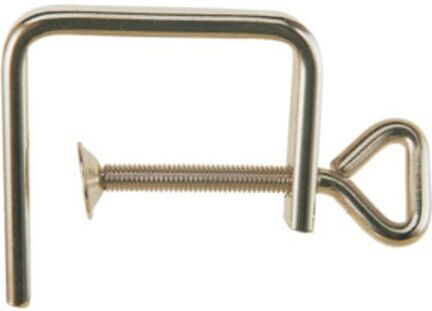 Josef Haunstetter Laubsägezwinge vernickelt Stärke 4mm Heringschraube 50mm (490003)