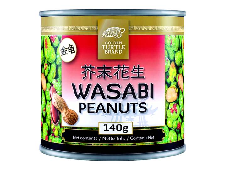 Golden Turtle Cacahuètes enrobées de wasabi - 140 g