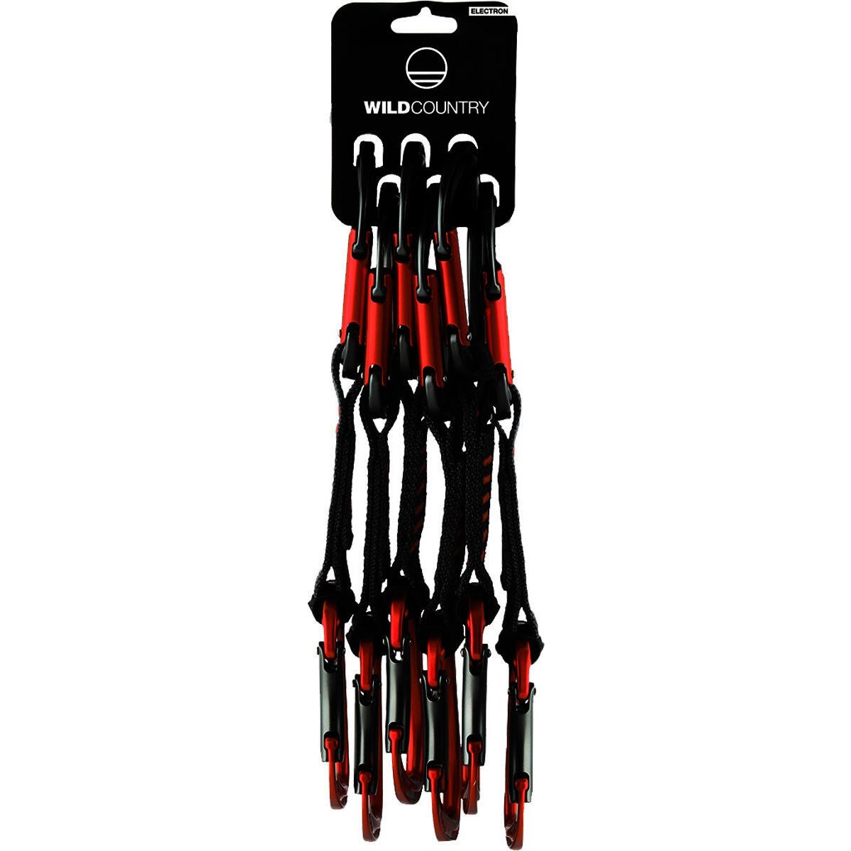 Wild Country Electron Sport Draw 6X12 CM orange/black (0907) SET 40-0000002008-0907-SET