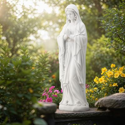 Erommy Outdoor Religious Sculpture, Garden Decor, Waterproof Sculpture, Suitable for Courtyard, Front porch, Patio