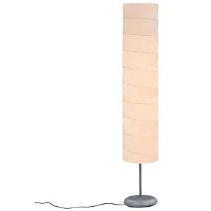 vidaXL Stehlampe 51037, weiß, 121 cm, mit E27-Fassung