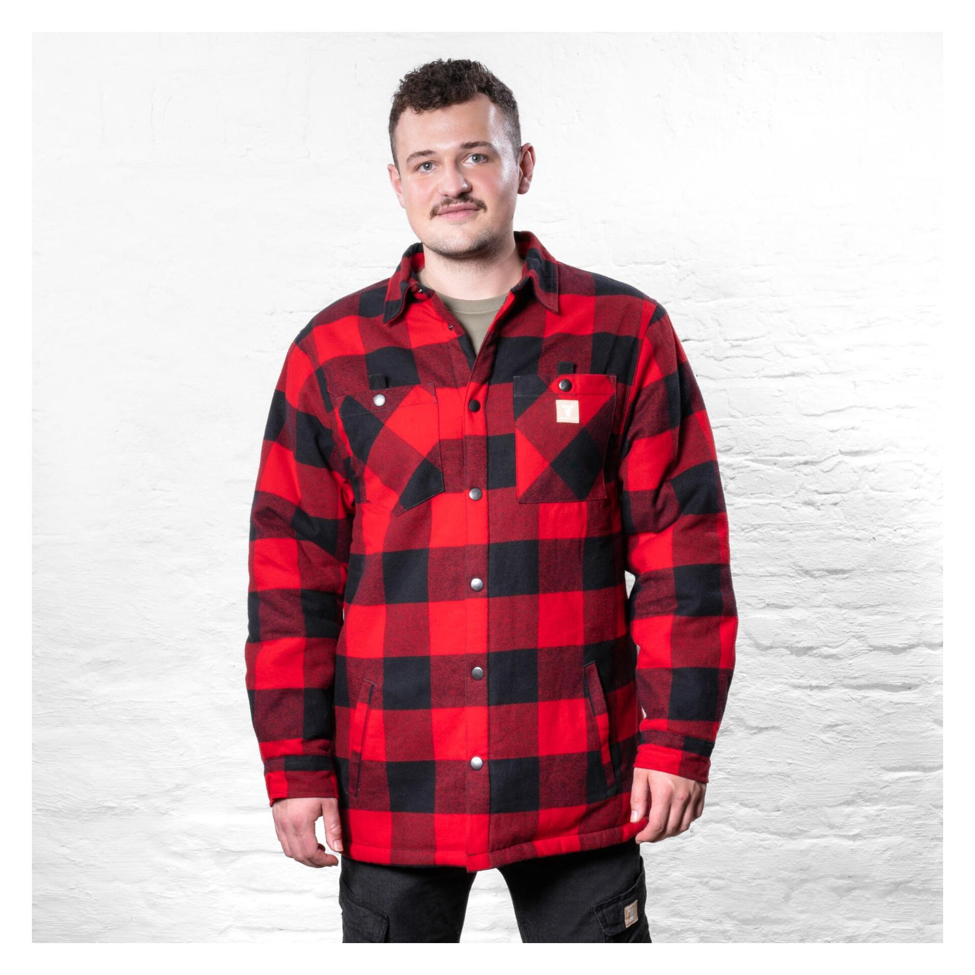 Stier Heavy Lumber Jacket bci cotton S buffalo plaid red (L, S) (51184378)