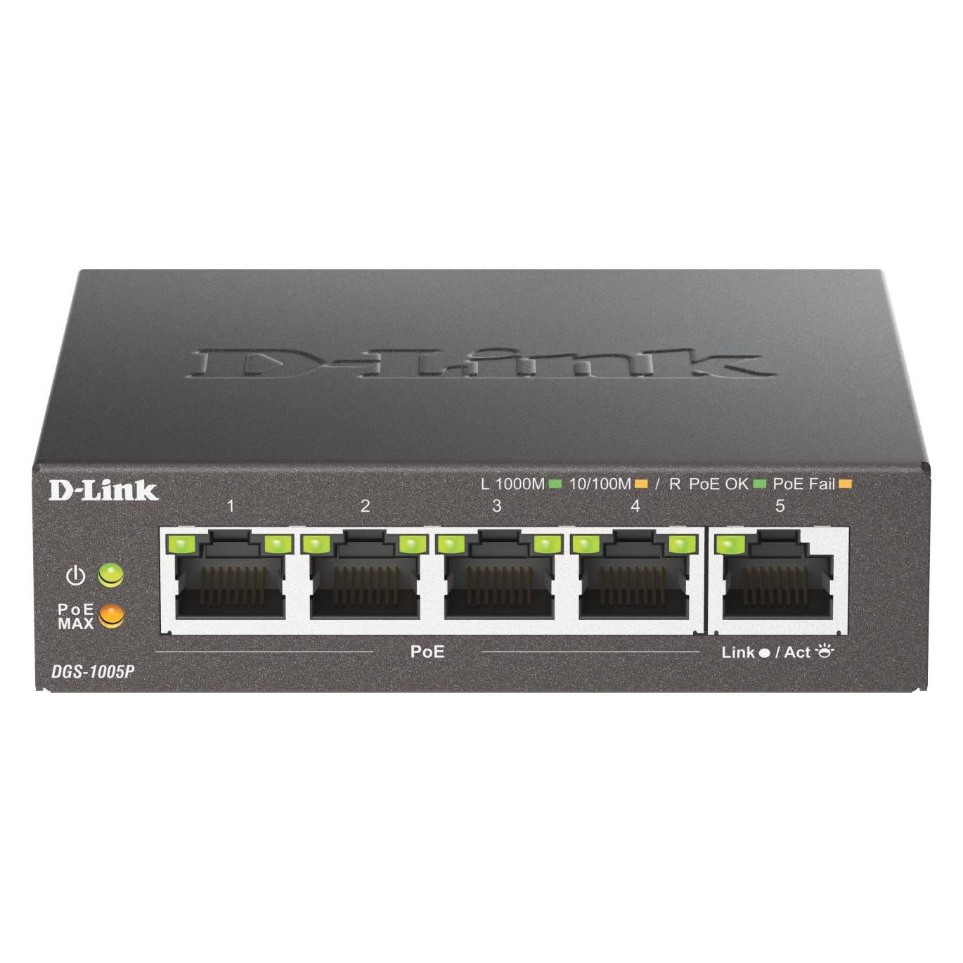 D-Link DES-1005P/E (5 Ports) (DES-1005P/E)