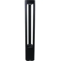 HEITRONIC LED Standleuchte / Wegeleuchte MARYLAND, IP54, Dreieck-Grundform, 80cm, 9W 3000K 250lm, anthrazit / matt HEI-35829