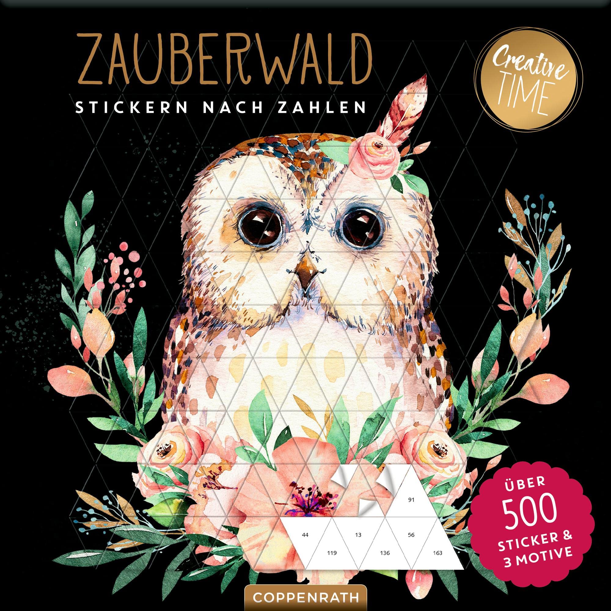 Stickern nach Zahlen Zauberwald: Über 500 Sticker & 3 Motive - Preis vom 03.10.2026 20:43:07 h