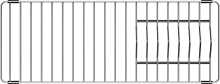 Schock Praktisches Abtropfgitter (629138) Edelstahl Multifunktionale Einsatzmöglichkeiten