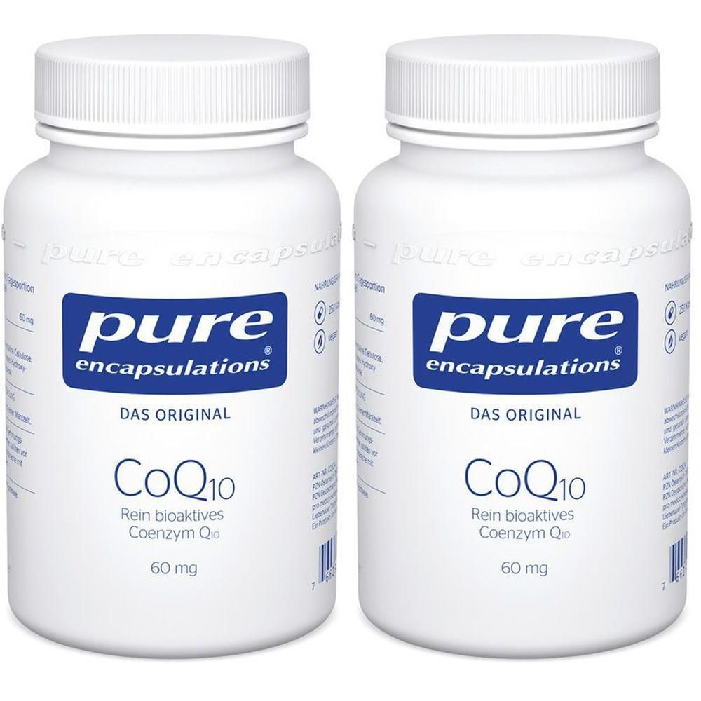 Pure Encapsulations CoQ10 60 mg Kapseln x2 2x250 St