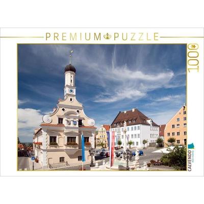 CALVENDO Puzzle Rathausplatz 1000 Teile Puzzle quer | 1000 Teile Lege-Größe 64 × 48 cm Foto-Puzzle für glückliche Stunden