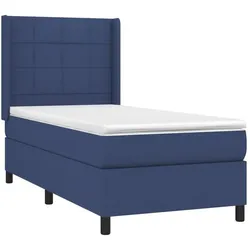 vidaXL, Boxspringbett, Fapenas (Block mit Quadraten) (90 x 200 cm)