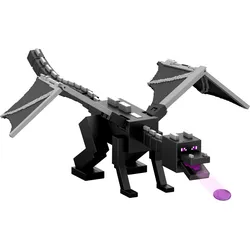 Mattel Minecraft Drachenatem-Angriff Enderdrache Funktionsfigur