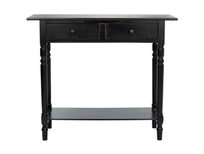 Consoles en pin/mdf, noir