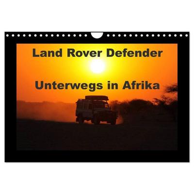 Land Rover Defender - Unterwegs in Afrika (Wandkalender 2027 DIN A4 quer), CALVENDO Monatskalender