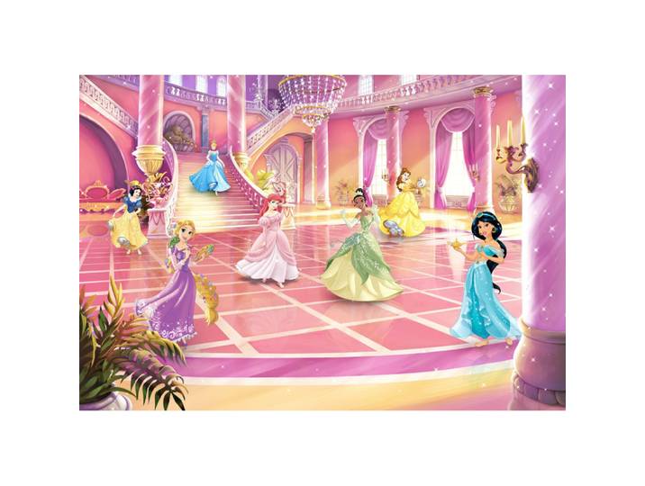 Komar - Papier Peint Photo Les Princesses Disney Au Bal 368cm X 254cm
