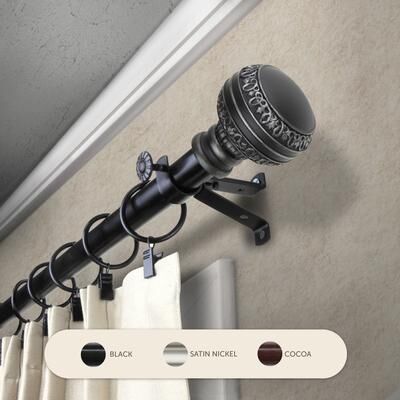 InStyleDesign Helena Adjustable Curtain Rod