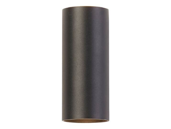 Searchlight Cyls Applique Murale Cylindrique À Éclairage Haut Et Bas\, Noire\, 2 X Gu10