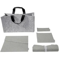 Sigel Basic bundle bag accessories (15.60"), Notebooktasche, Grau