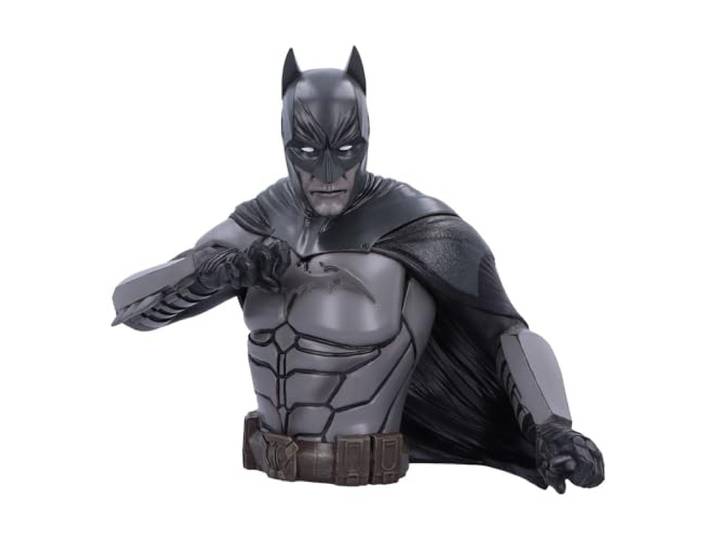 Nemesis Now Offizieller Batman: There Will be Blood Bust, 30 cm, Harz, Grau, Offiziell lizenzierter Batman, The Caped Crusader, DC Merchandise, Batman-Büste, aus feinstem Harz gegossen, handbemalt