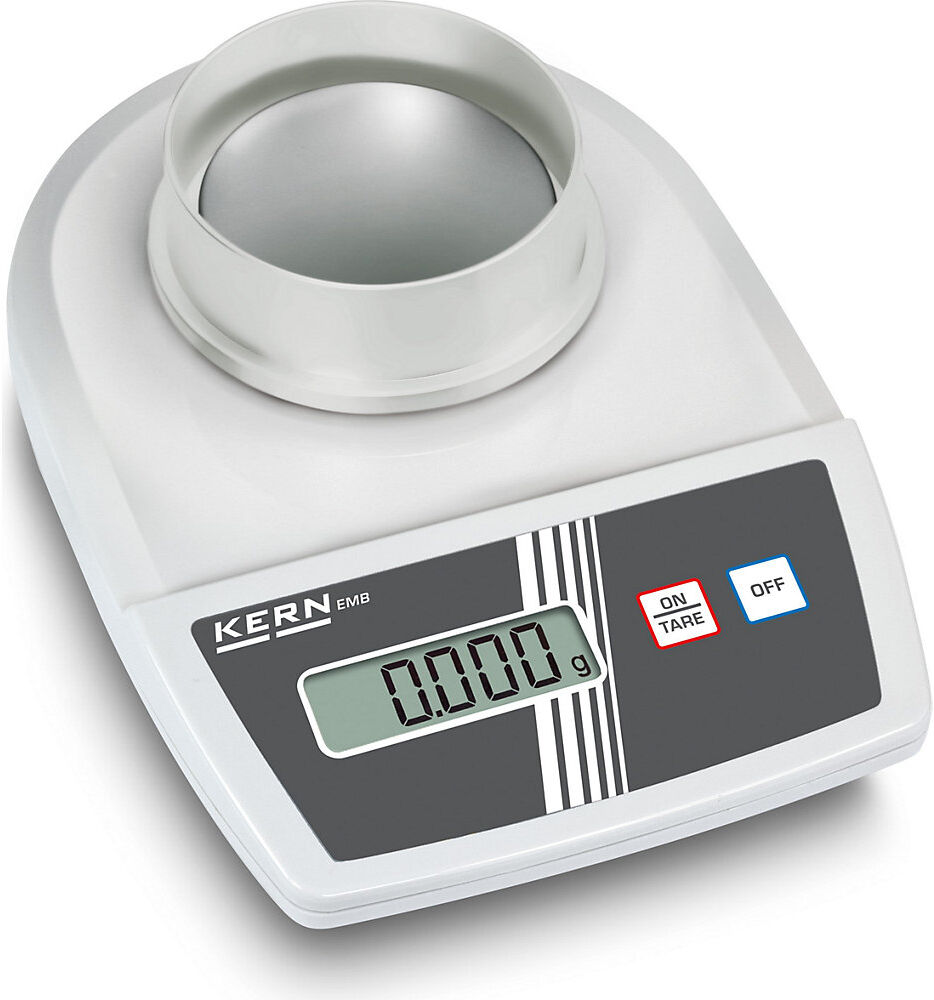Laborwaage, 2-Tasten-Bedienung, mit Windschutz, Wägebereich bis 200 g, Ablesbarkeit 0,001 g, Wägeplatte 82 mm KERN