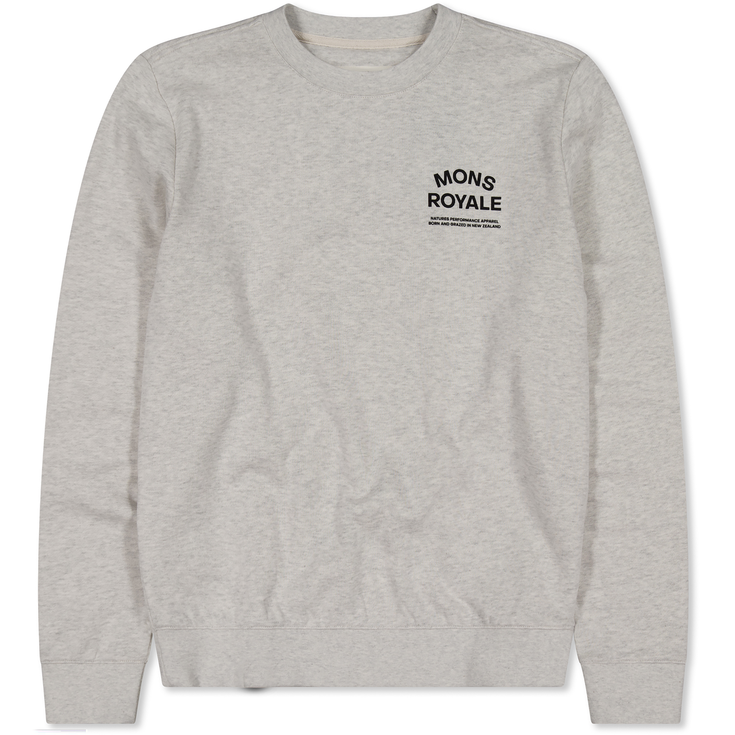 Mons Royale Inversion Merino Crew Damen Pullover grau Größe XL Lifestyle Hautfreundlich Merinowolle