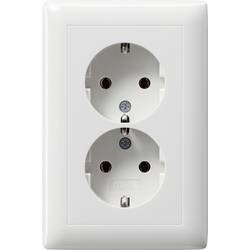 GIRA Doppelsteckdose Weiß 078203 1 St.