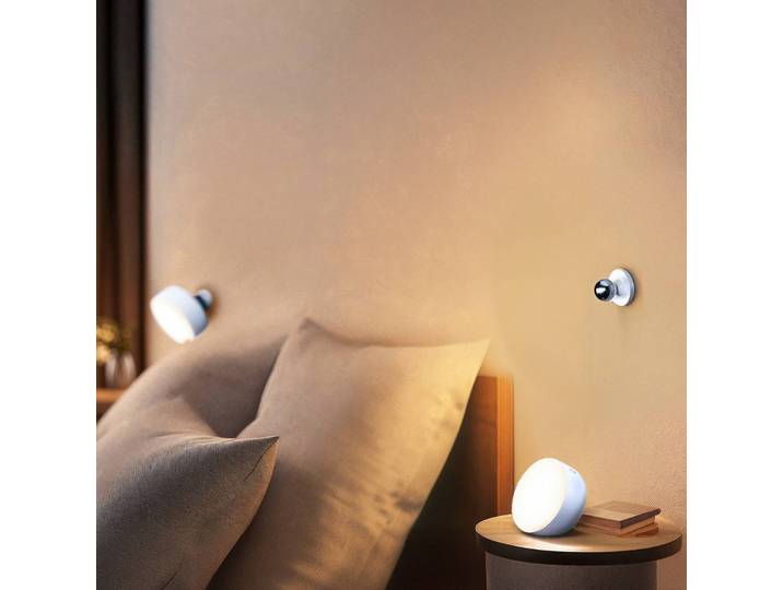 OSRAM Klemmleuchte DECOR HELPER GADGET, dimmbar, weiß / opal, für Schlafzimmer, Kunststoff, Modern