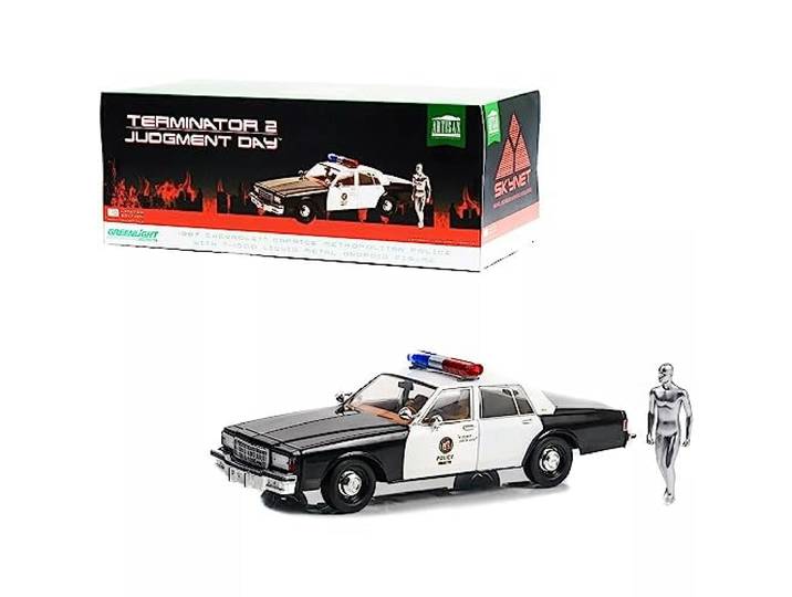 Greenlight Collectibles- Miniaturauto zum Sammeln, 19105, Schwarz/Weiß