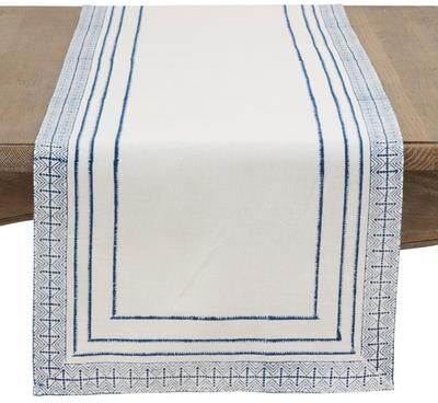 Saro Lifestyle Hand Blocked Mod Print Runner
