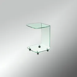 Beistelltisch Peppe Glas Transparent