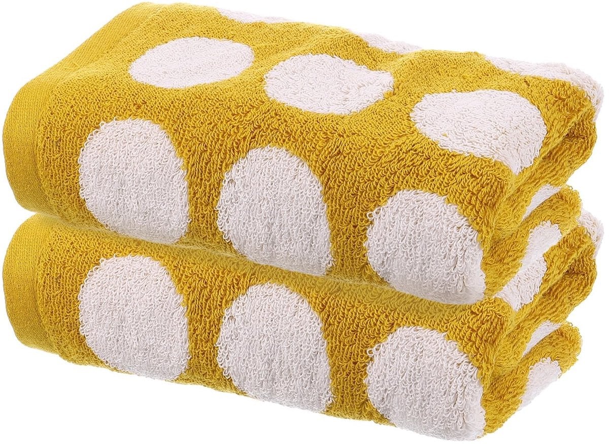 Omgoods Set van 2 Zachte Katoenen Handdoeken voor Badkamer en Keuken