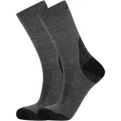 2er Pack Whistler Carltom Trails Wandersocken 1011 - dark grey melange 39-42