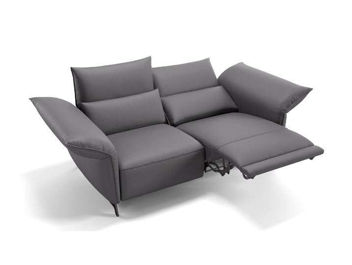 Leder 2-Sitzer CUNEO Ledersofa Couch