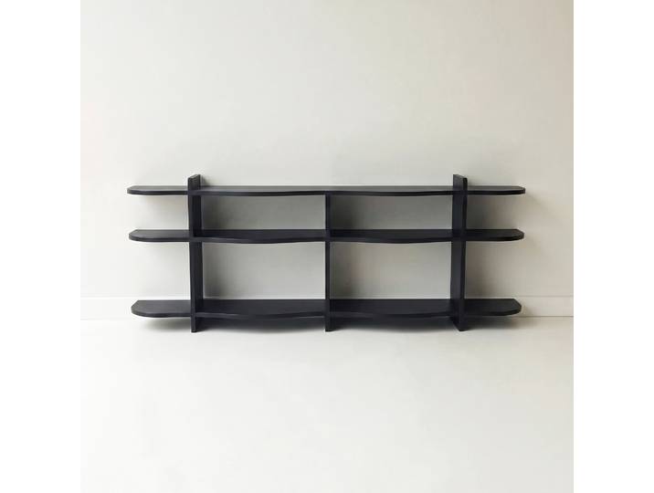 Console en bois  Flusso  - 170 x 65 x 30 cm - Chêne Saphir