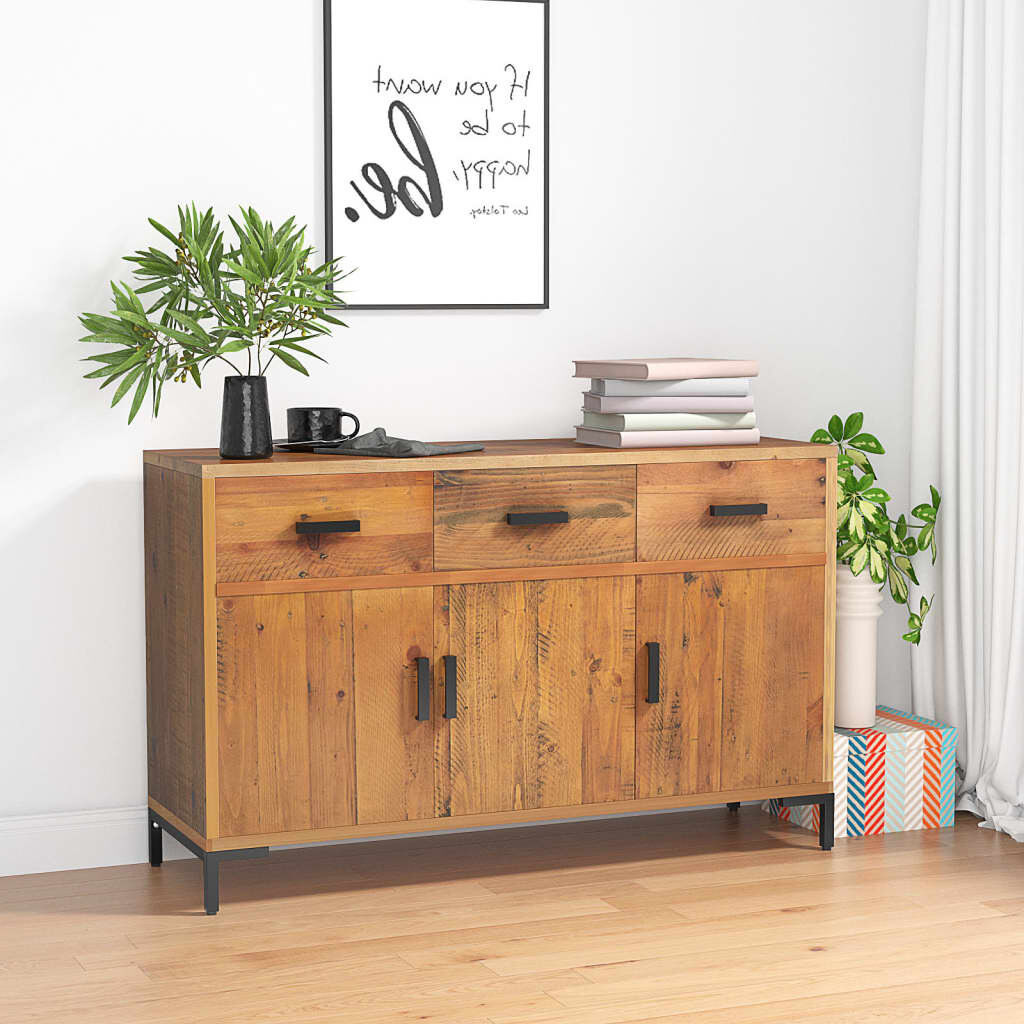Natur Pur Willams 110cm Sideboard Natural 70cm H X 110cm W X 35cm D