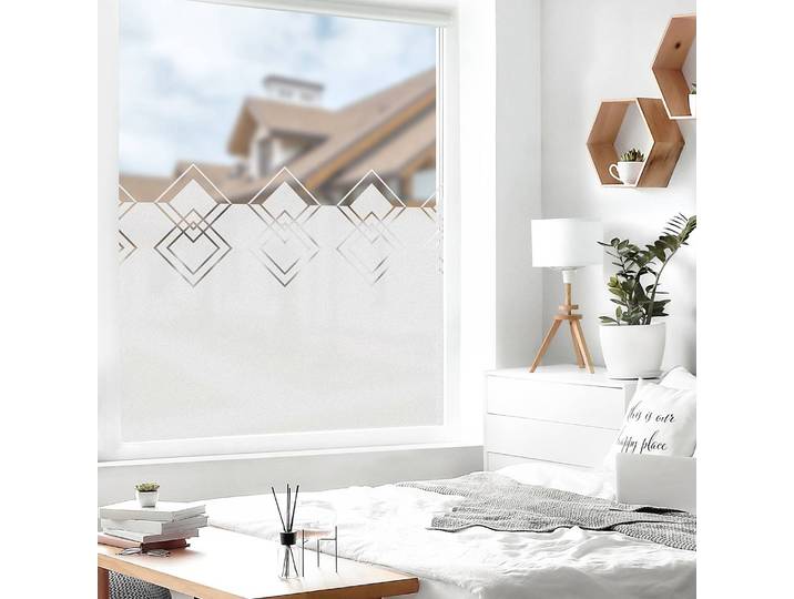 Fensterfolie Enns Polyethylen Weiß 100 x 80cm