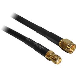 Delock WLAN-Antennen Verlängerungskabel [1x SMA-Stecker - 1x SMA-Buchse] 2.00 m Schwarz vergoldete Steckkontakte 88443