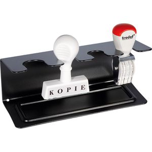 Wedo Stempelträger  640401 schwarz für 4 Stempel