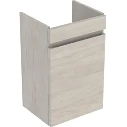 Geberit Renova Plan Unterschrank für Handwaschbecken, mit einer Tür, 38,4x60,5x30,8cm, 501.902.00.1, Farbe: Nussbaum hickory hell / Folie strukturiert