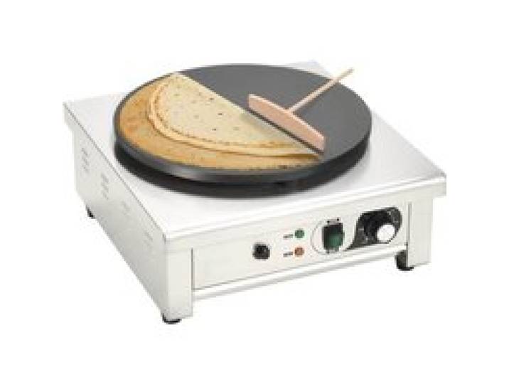 Crêpière électrique - vidaXL - 40 cm - 3000 W - Acier inoxydable - Antiadhésive