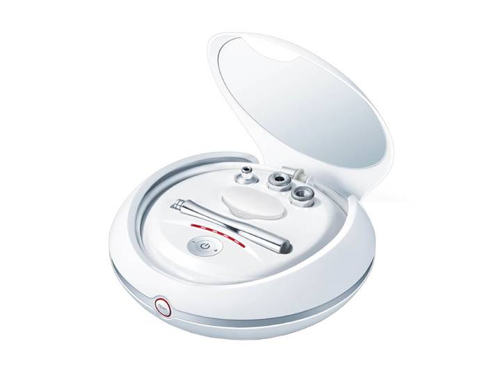 Beurer Mikrodermabrasion Pureo Derma Peel FC 100 Porenreiniger – Gesichtsreinigungsgerät/Hautpflege – weiss