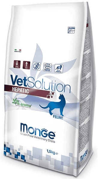 Monge Vetsolution Hepatic Linea Medica Cibo Secco Gatti Sacco 400G