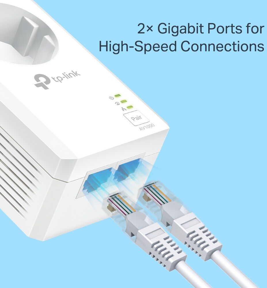 TP-LINK TL-PA7027P KIT PowerLine network adapter 1000 Mbit/s Ethernet LAN White 2 pc(s)