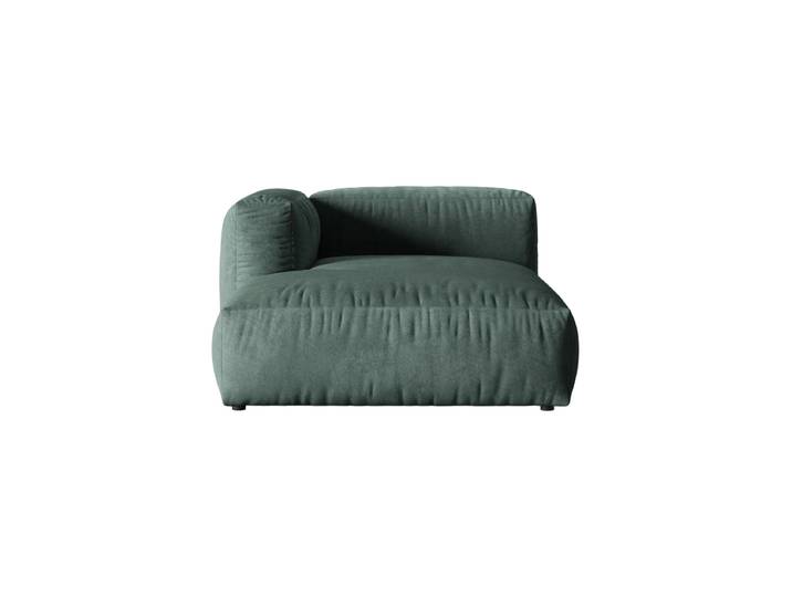 Modulares Design Chaiselongue „Martina“ Samt Petrol Micadoni