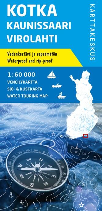 Carte marine n° 8 - Kotka Kaunissaari Virolahti (Finlande)   Karttakeskus