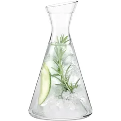12x Stölzle Lausitz Oberglas Pisa Schräghalskaraffe 100 ml